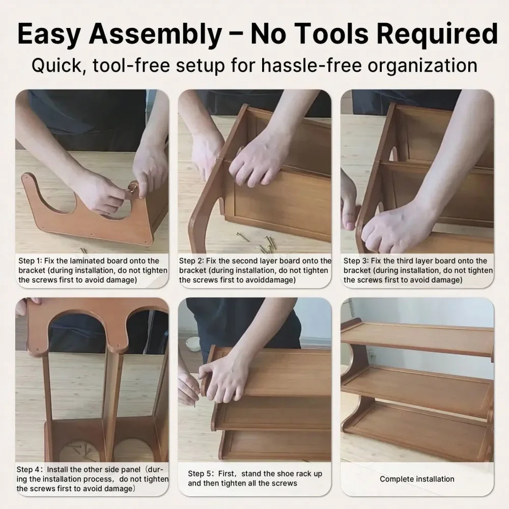 Multi-Layer Entrance Shoe Rack