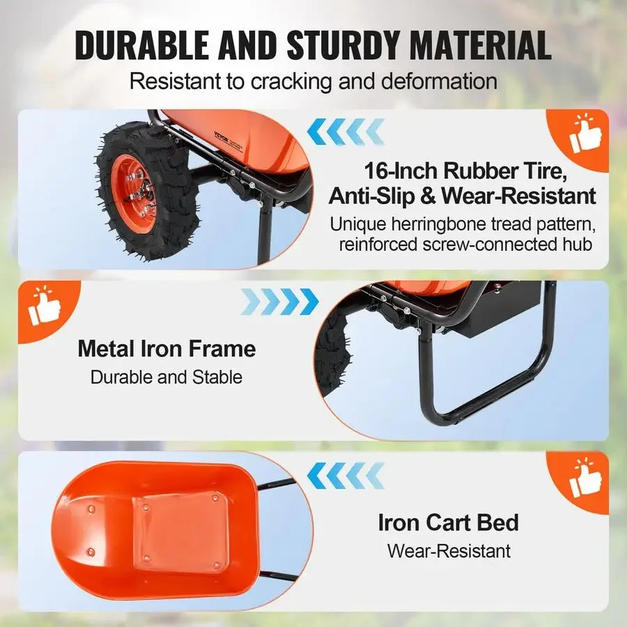Electric Wheelbarrow Cart