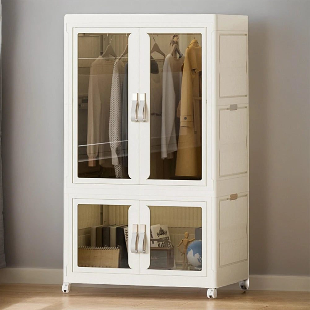 Portable Closet with Hanging Rod
