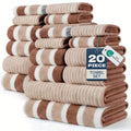 20pcs Soft & Absorbent Towel Set
