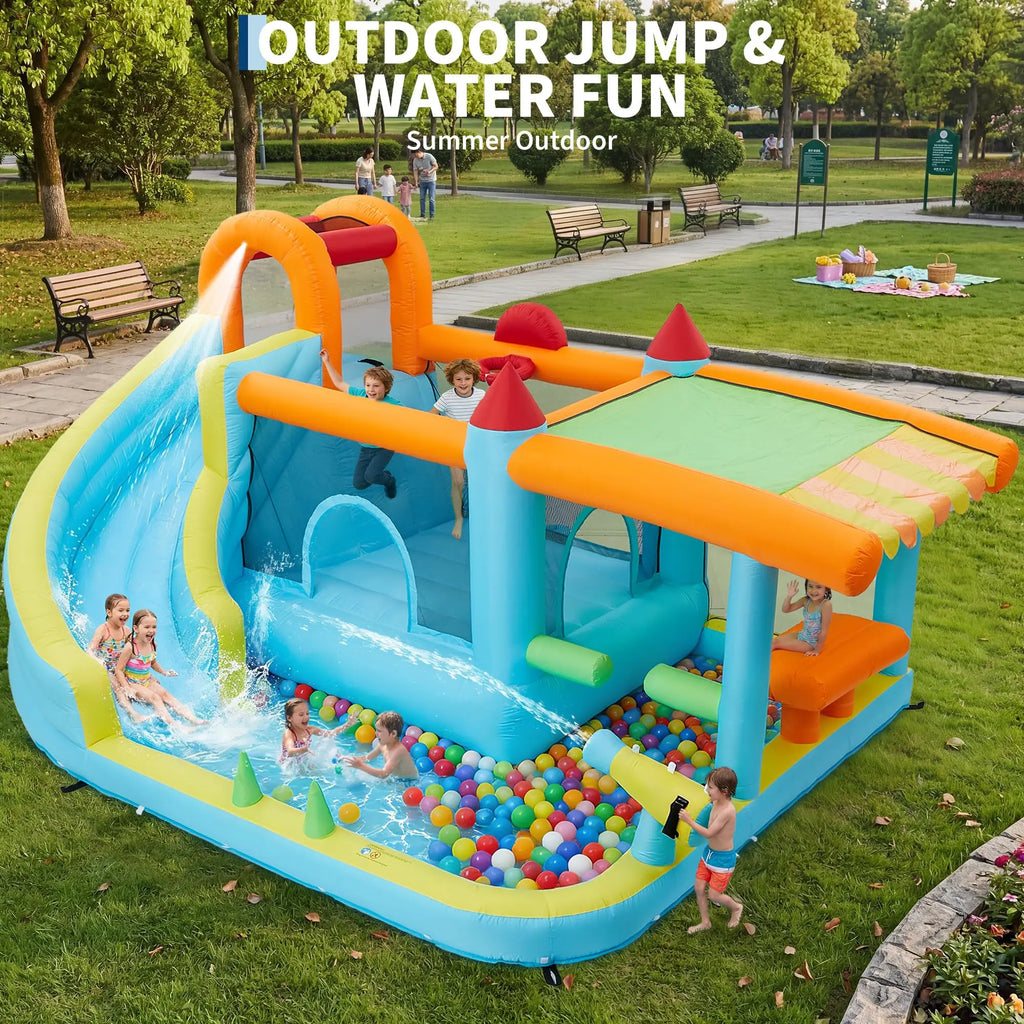 14x10FT Inflatable Wet Bounce House