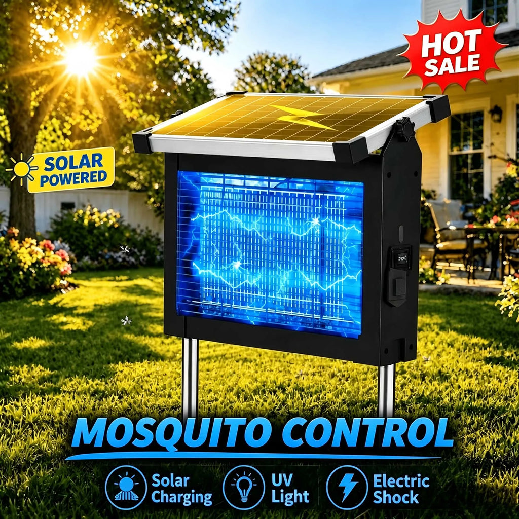Solar Bug Zapper Outdoor, Waterproof