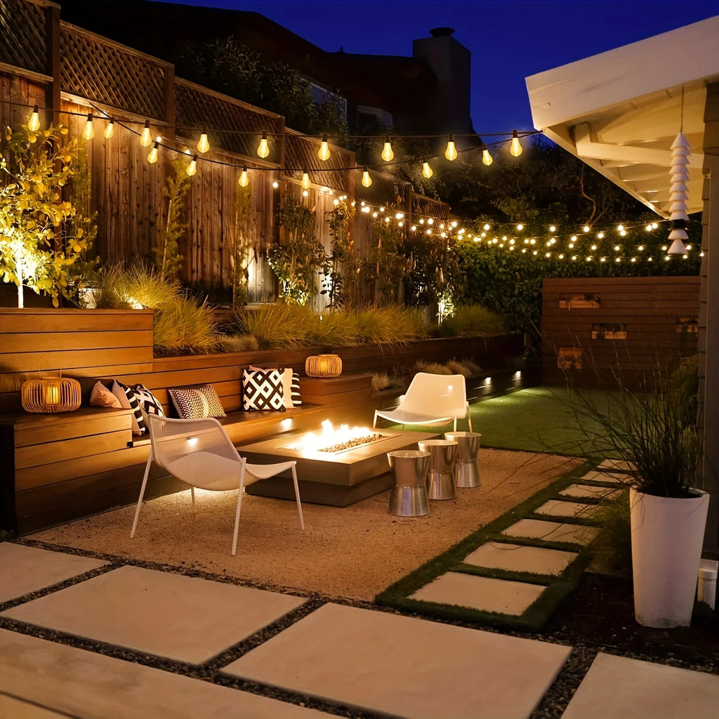 LED Outdoor String Lights, Waterproof