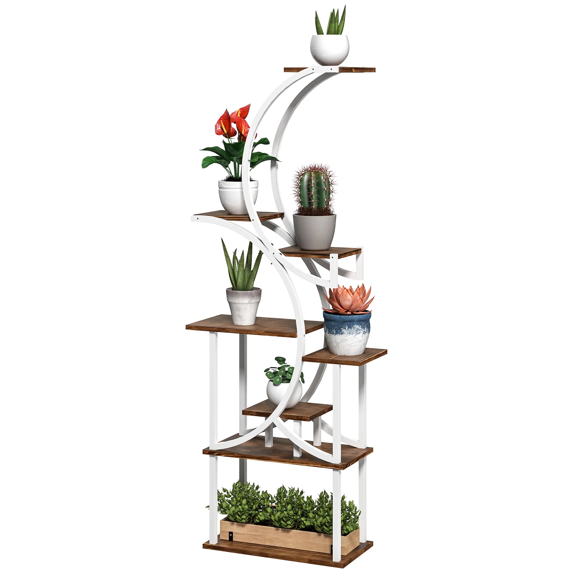 8 Tier Plant Stand 62"