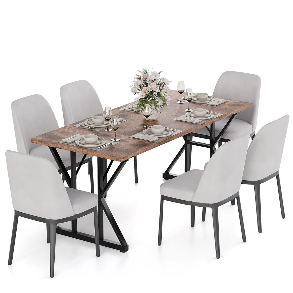 71" Wood Dining Table