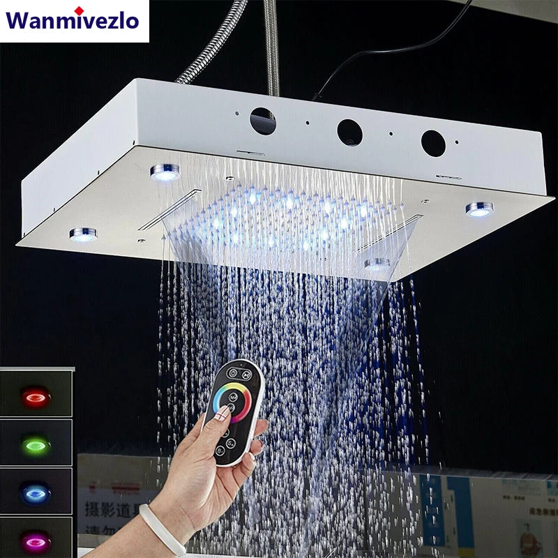 Ceiling Shower Head with LED Lights