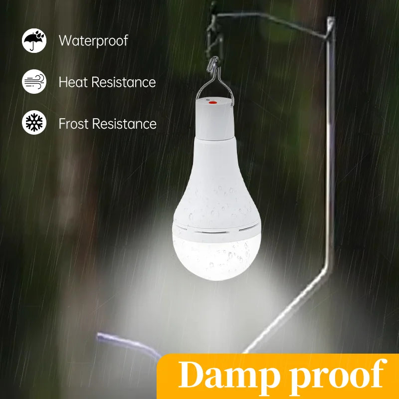 USB Rechargeable Emergency Indoor/Outdoor LED Solar Bulb