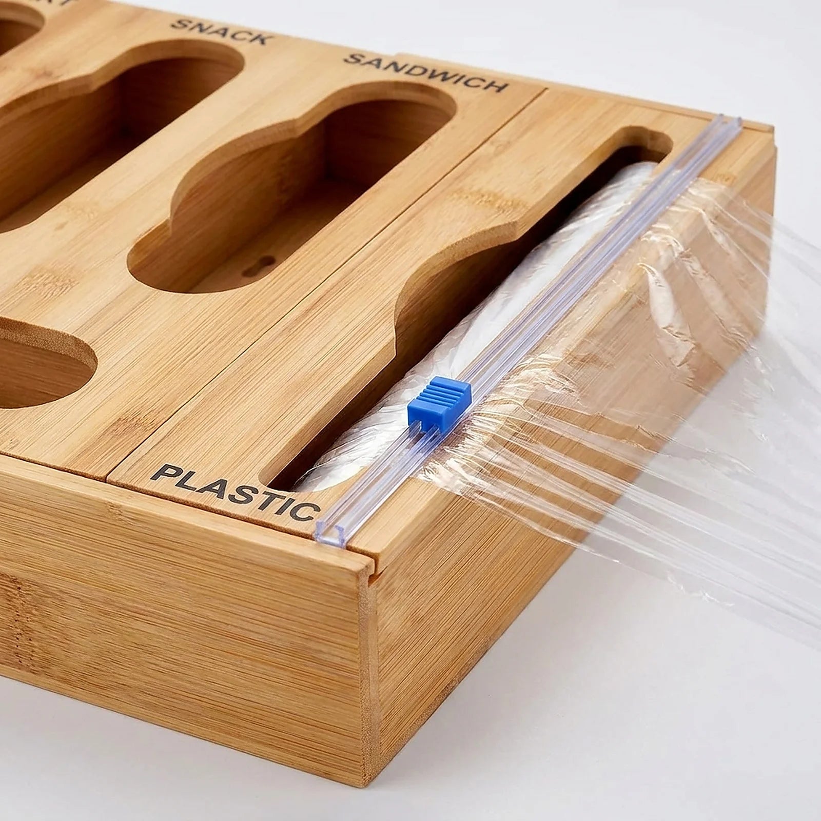 Bamboo Zip Bag Organizer
