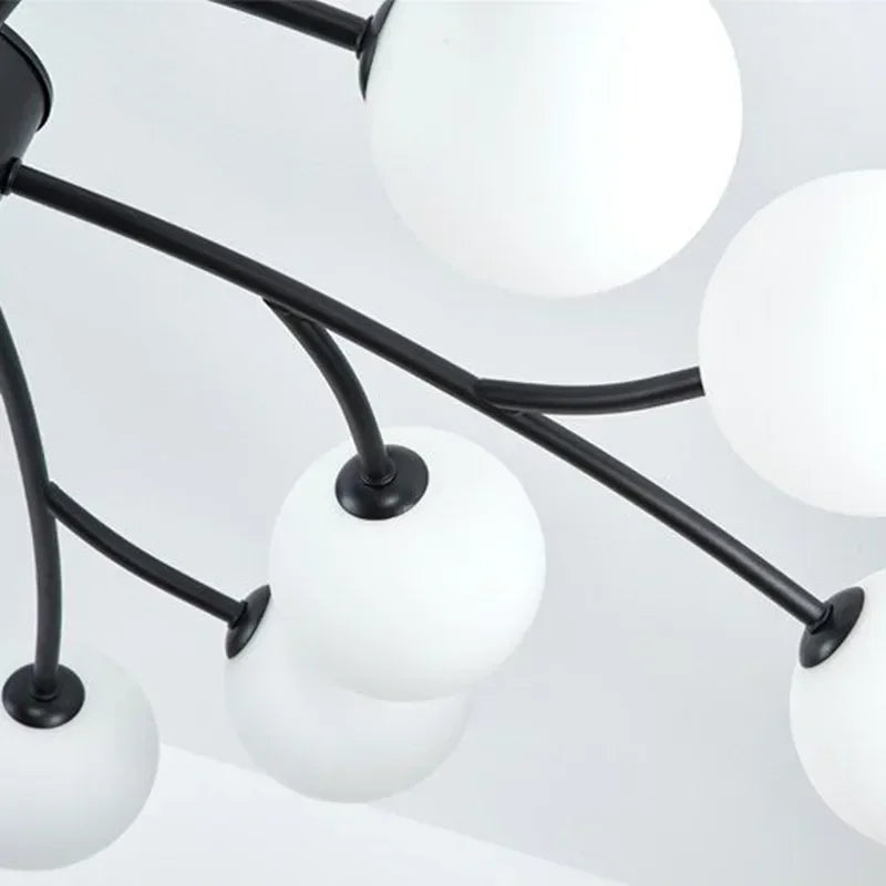 2024 New Nordic Living Room LED Pendant Lamp Modern Simple Restaurant Bedroom Kitchen Luxury Chandelier Home Decoration Lighting