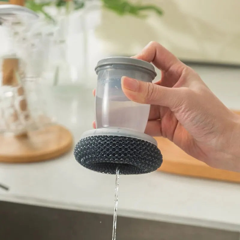 Kitchen Soap Dispensing Brush/Scrubber