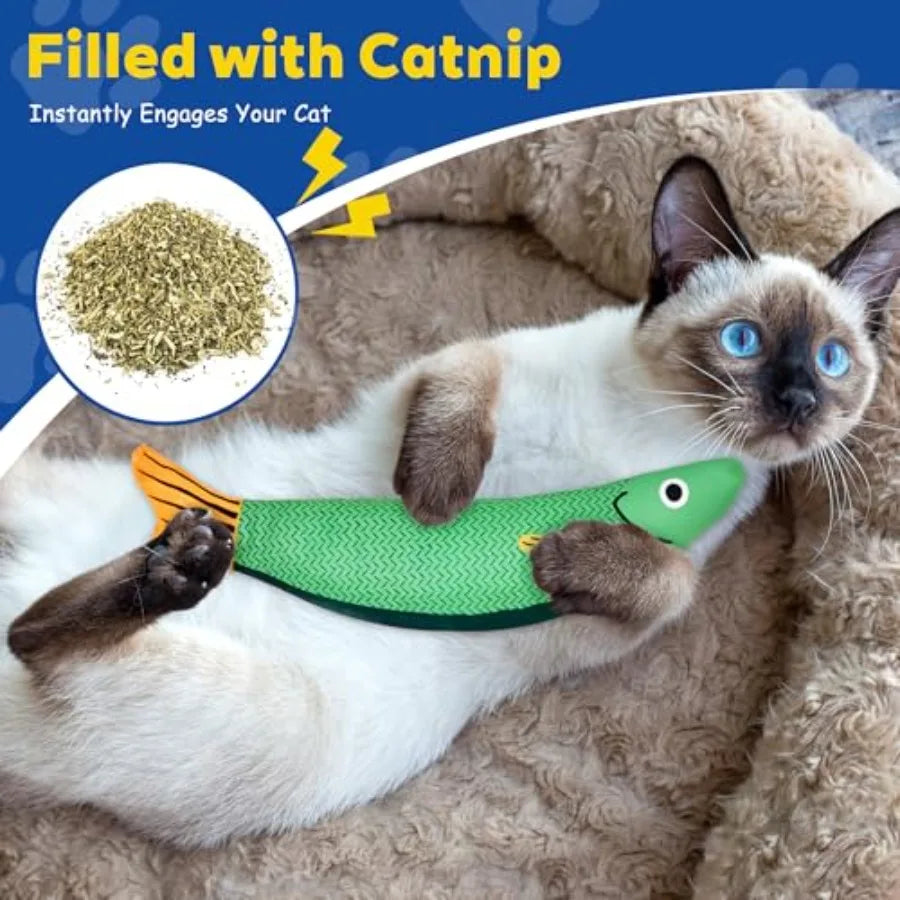 Catnip Toys for Cats with Rattle