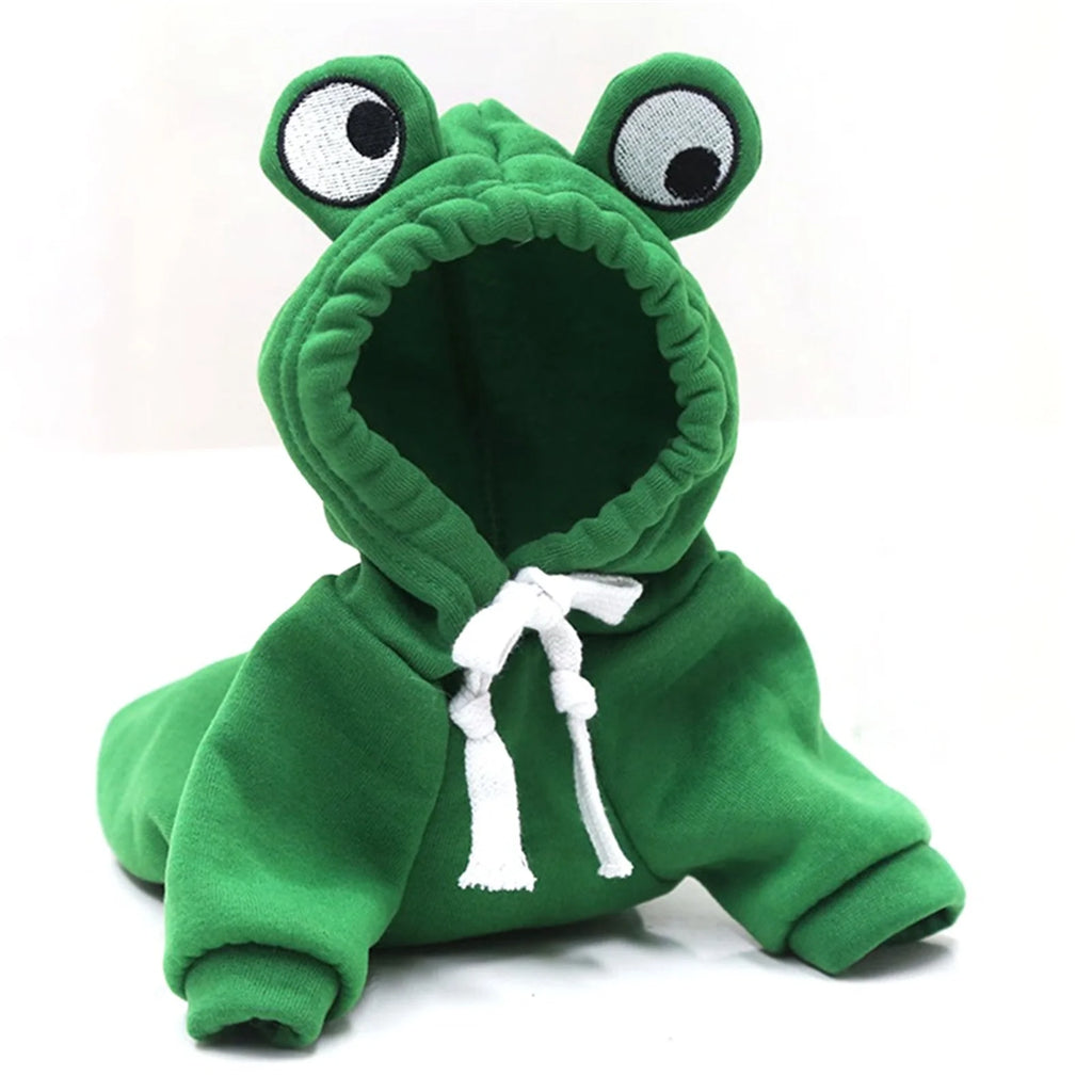 Dog Frog Hoodie Sweater Coat