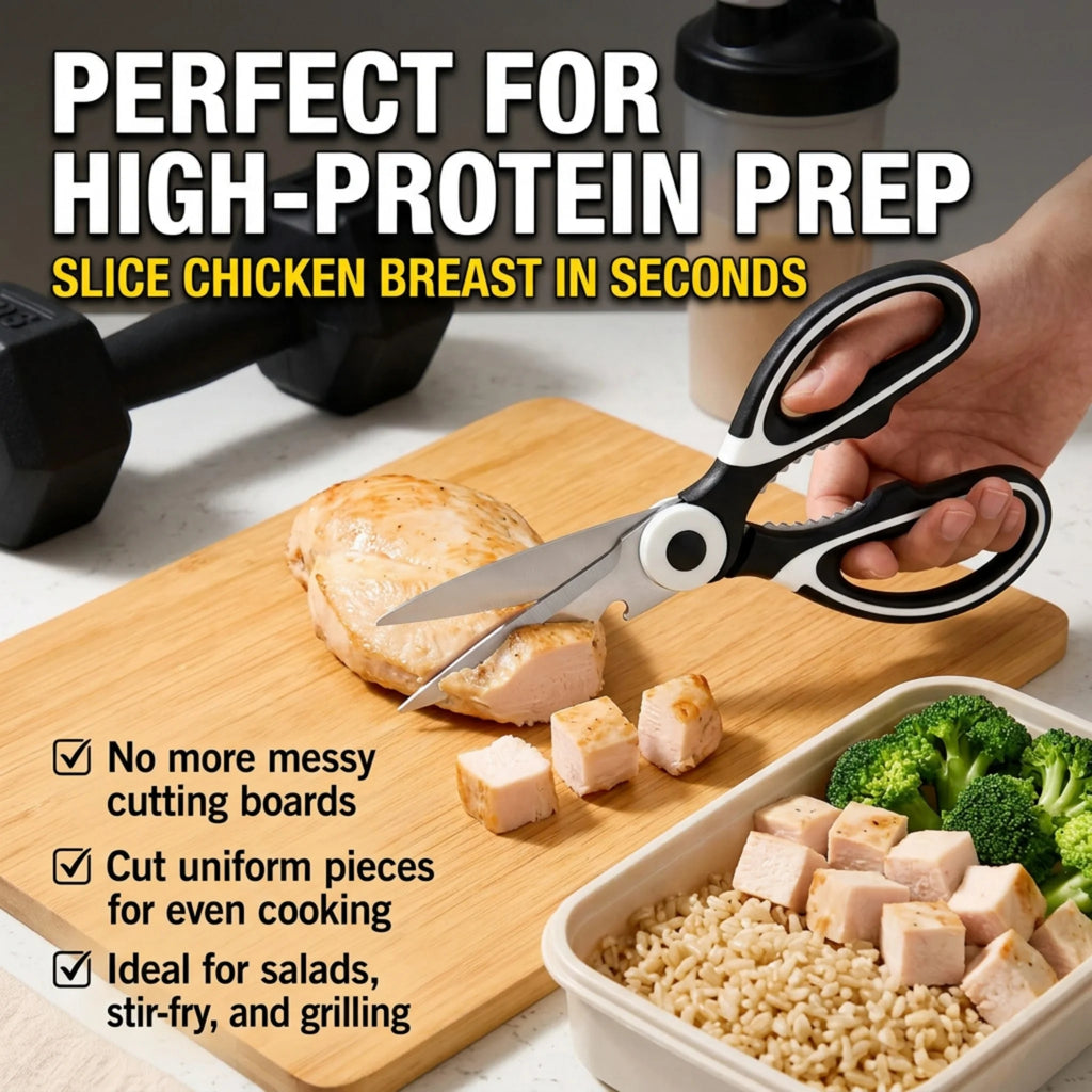 Kitchen Stainless Steel Meal Prep Shears/Scissors