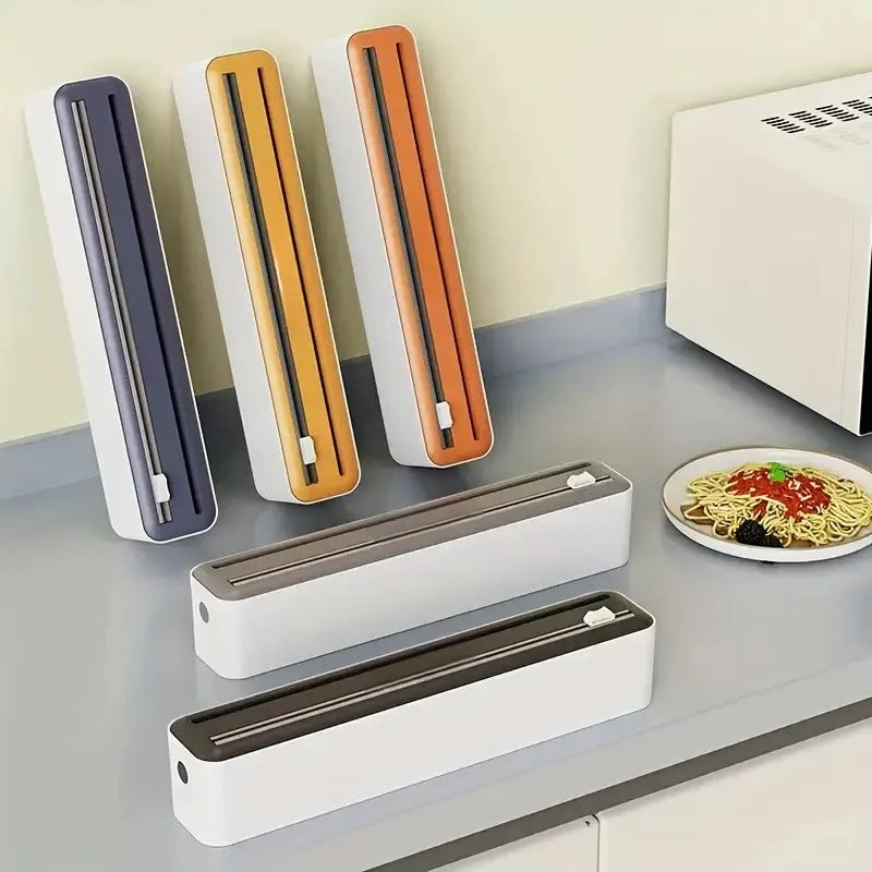 Plastic Wrap Dispenser with Cutter