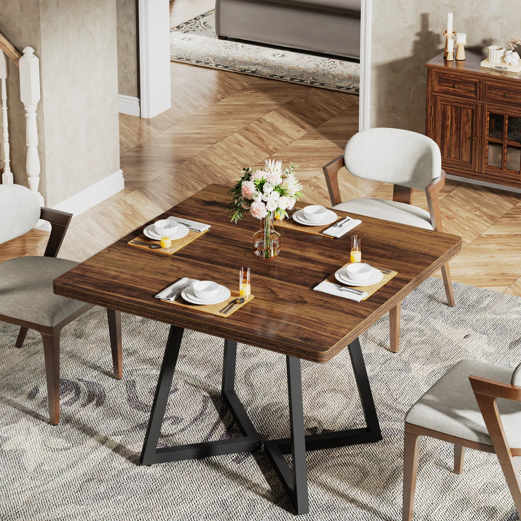 31.5" Table with Metal Base