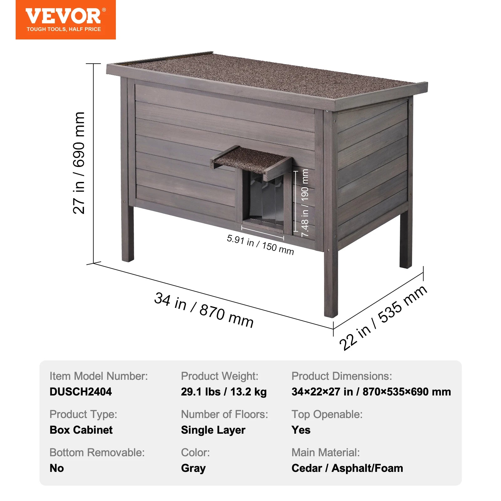 Outdoor Weatherproof Pet Shelter, Foam Insulated