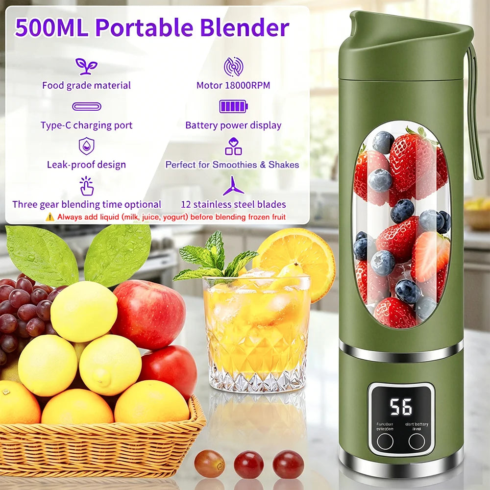 Portable Juicer Blender, USB