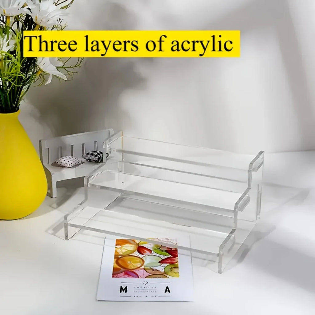3-Tier Clear Acrylic Cupcake Stand