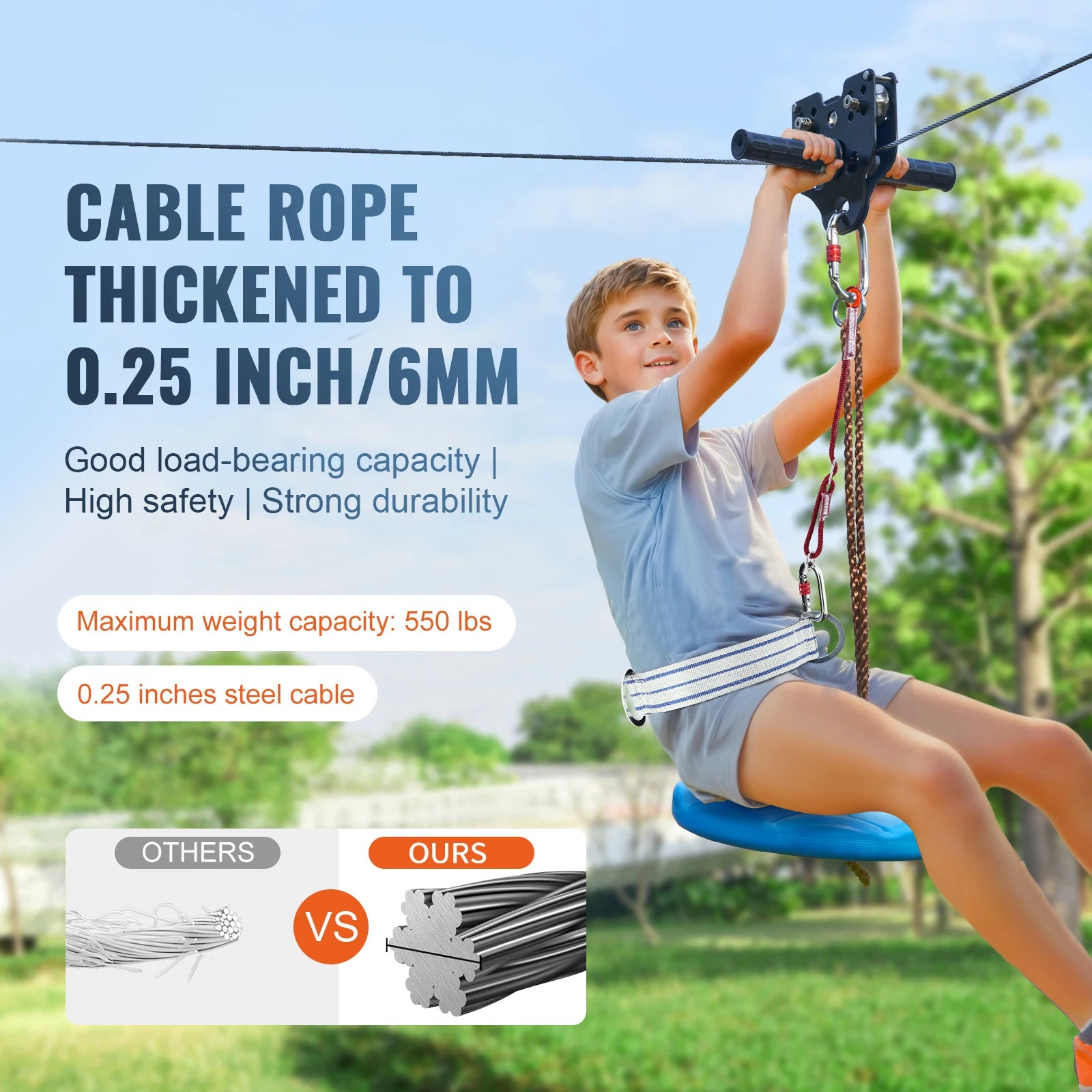 Zipline Kit Up to 500 lbs.