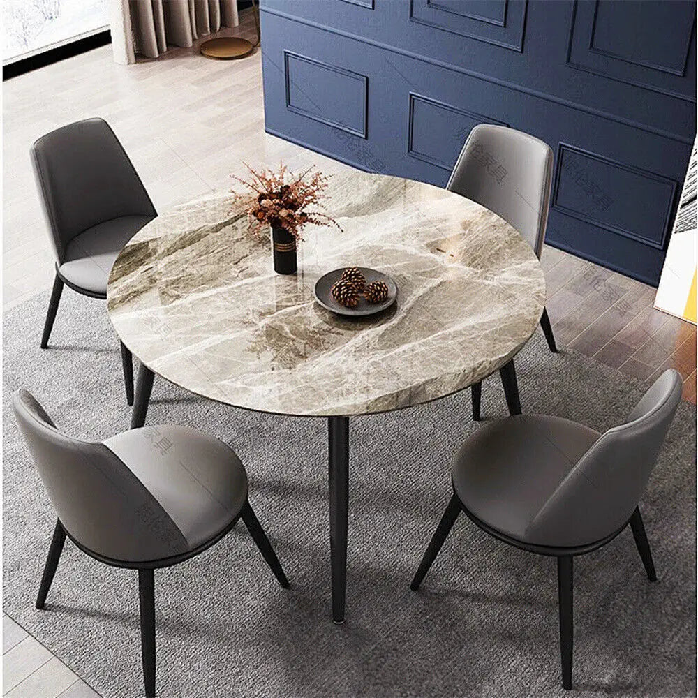 Round Dining Table Marble Top