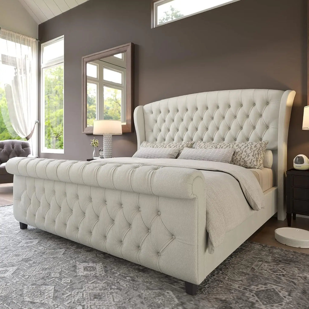Queen Size Platform Bed Frame