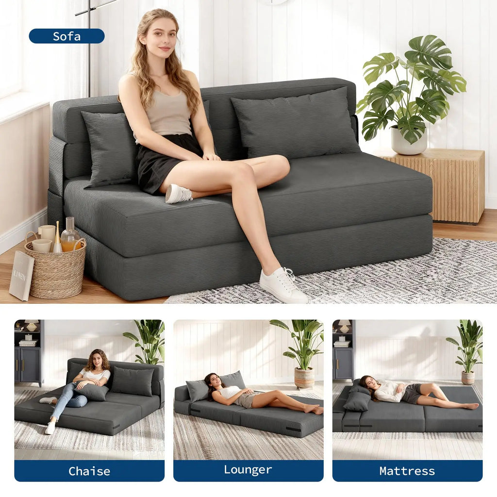 4-in-1 Folding Sofa Bed