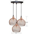 Rose Gold Bird Cage Chandelier