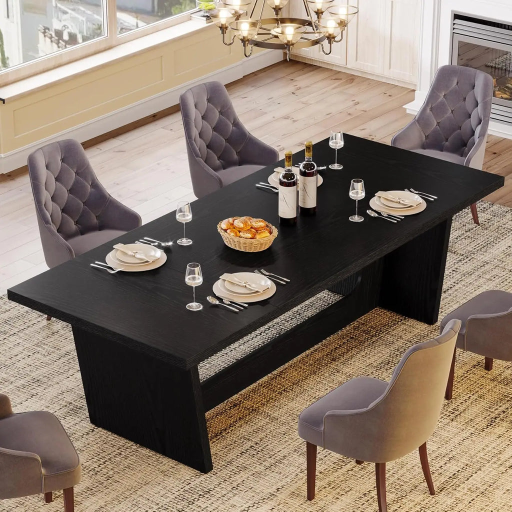 Dining Room Table, Solid Pedestal