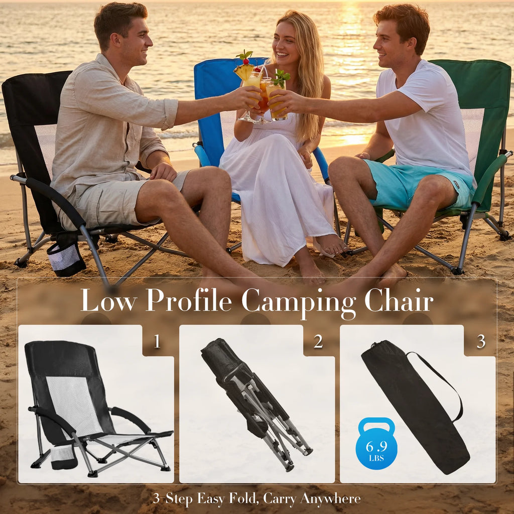 Low Beach Camping Chair