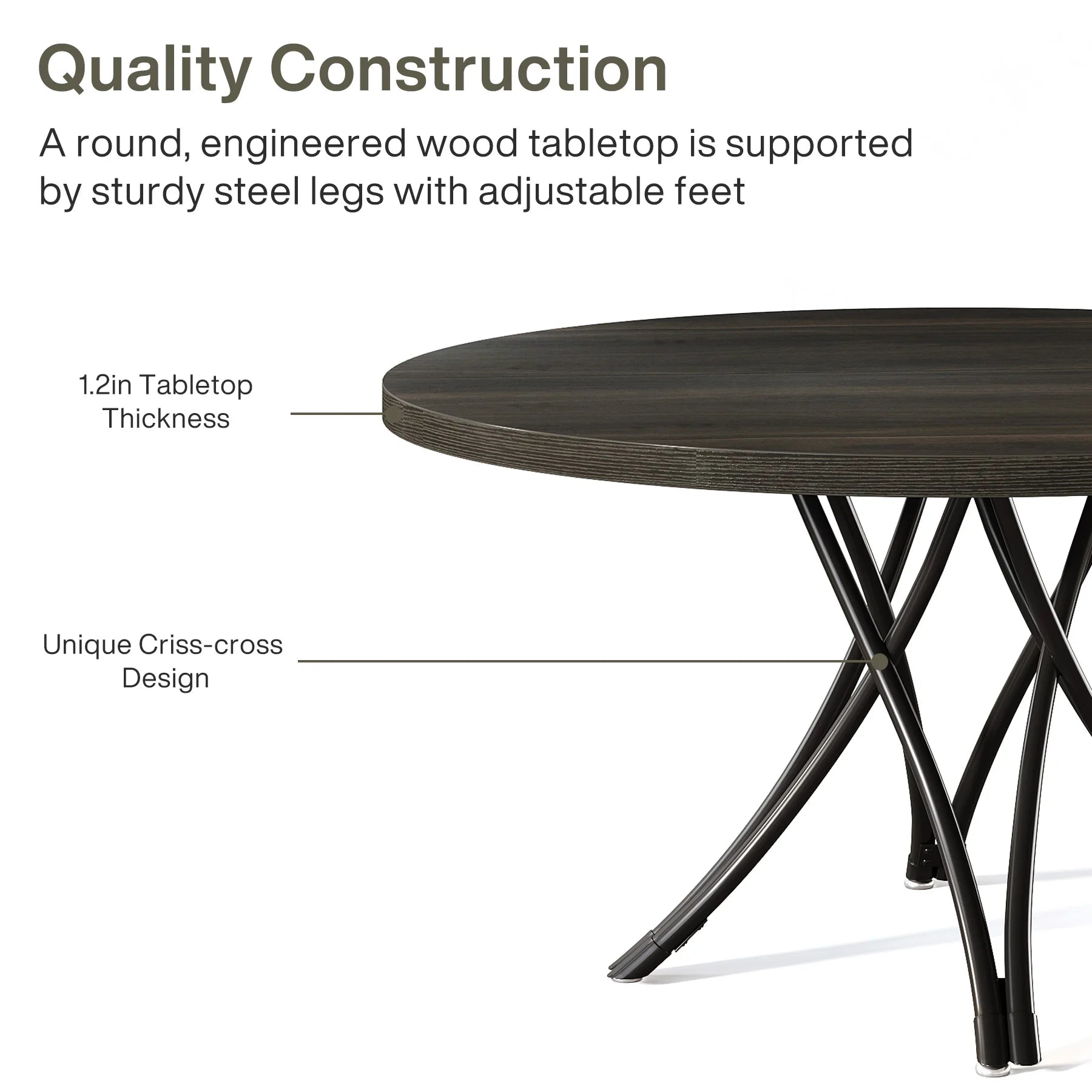 47" Round Dining Table
