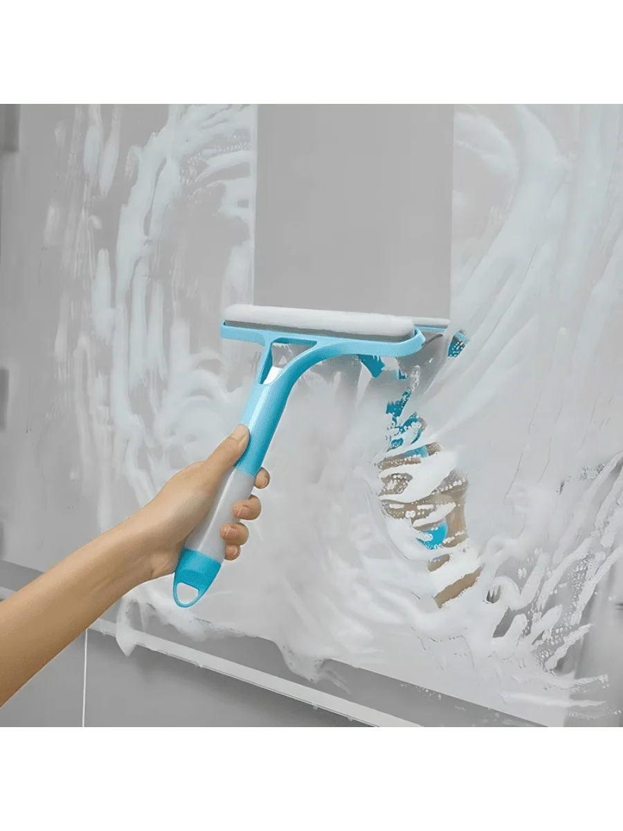 Double-Sided Cleaner with Spray Nozzle