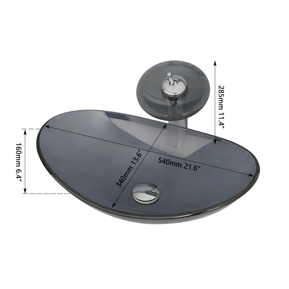 Bathroom Vessel Sink Oval