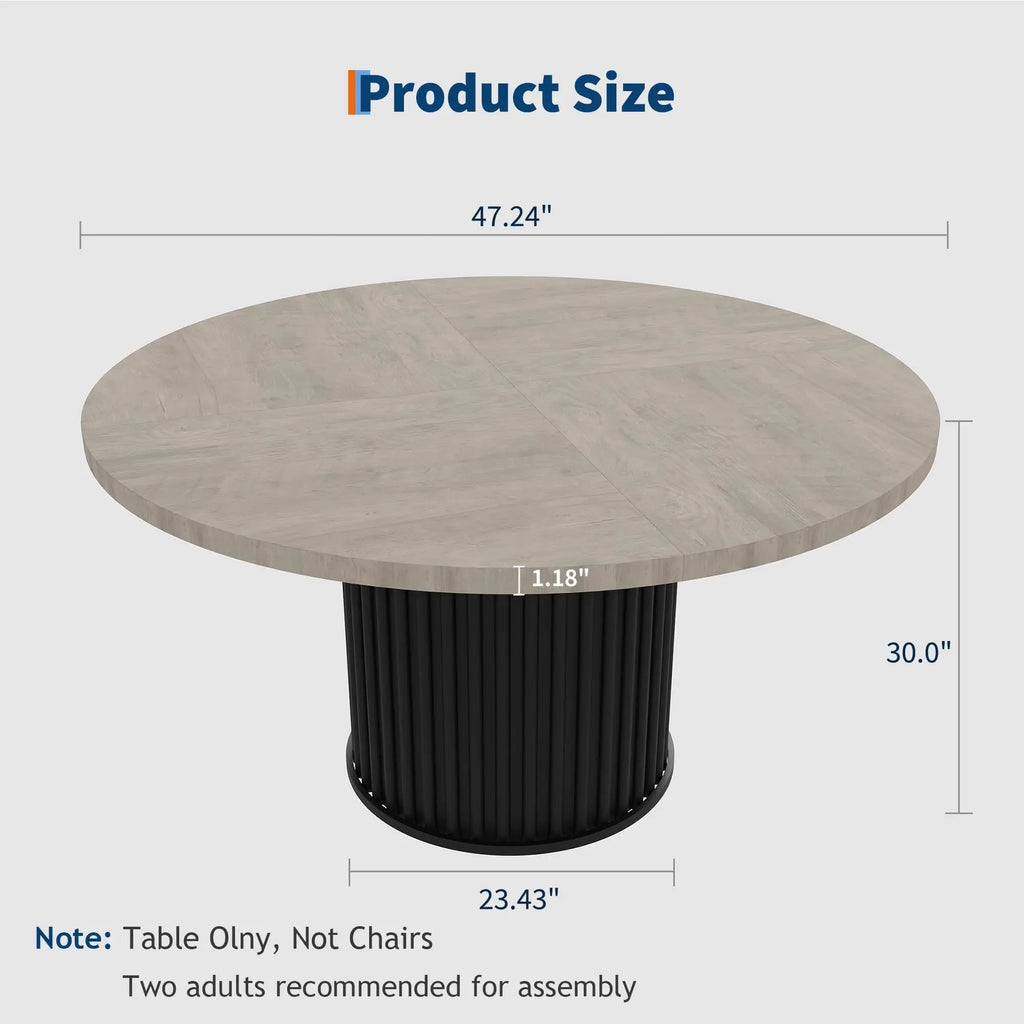 47" Round Dining Table