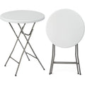 Folding Round Table Bar Height