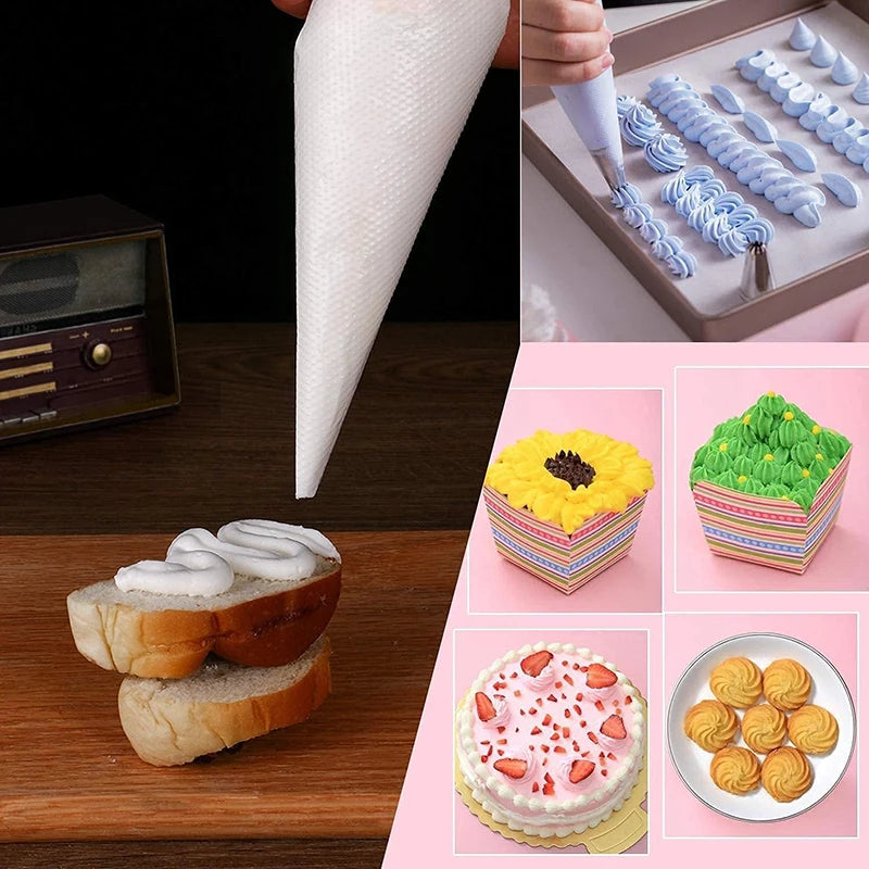 disposable Piping Bags 100 Pcs