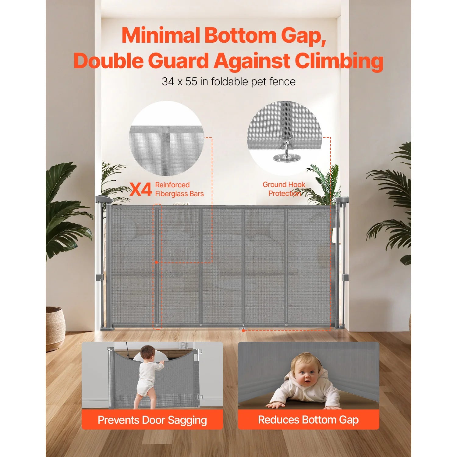 Retractable Gate for Pets/Kids
