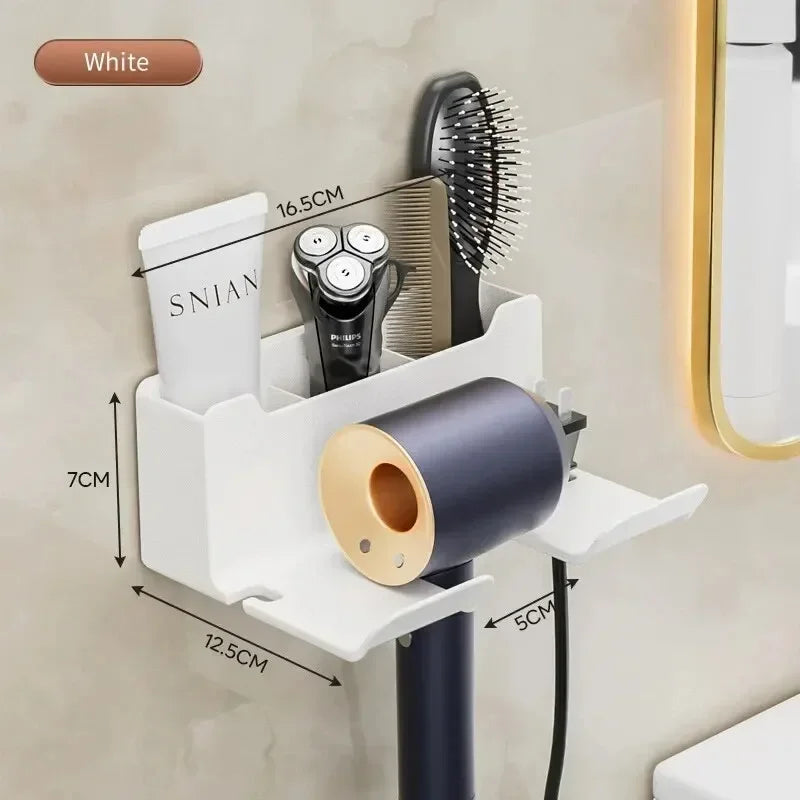 1 Pcs Hair Dryer Bathroom Organizer
