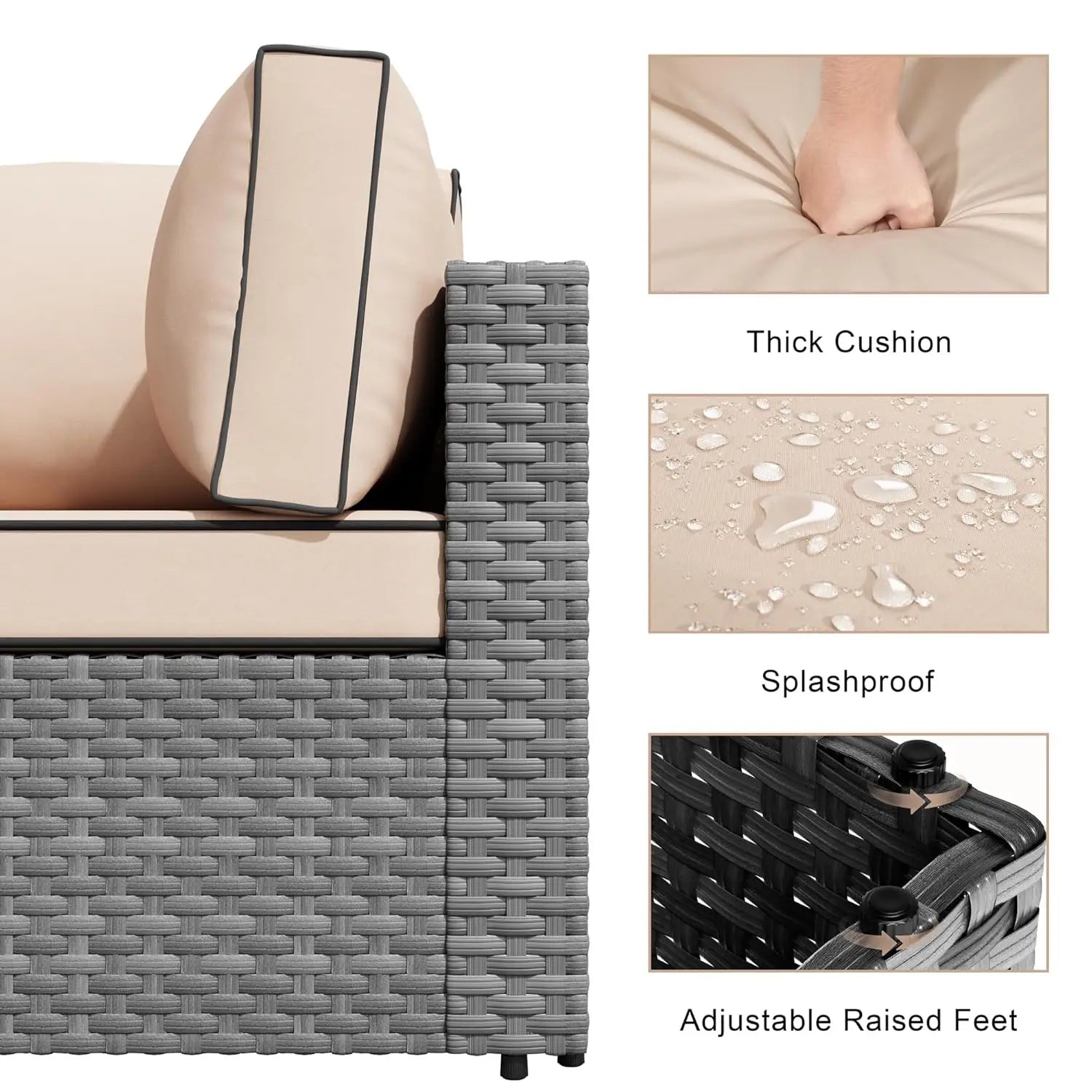 7-Piece Outdoor Patio Furniture Set