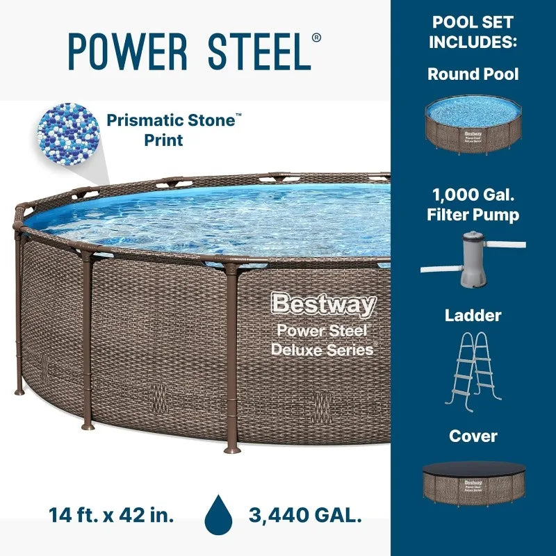 14’ x 42” Round Above Ground Pool
