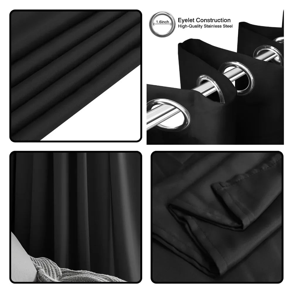1PC 90% Blackout Curtain