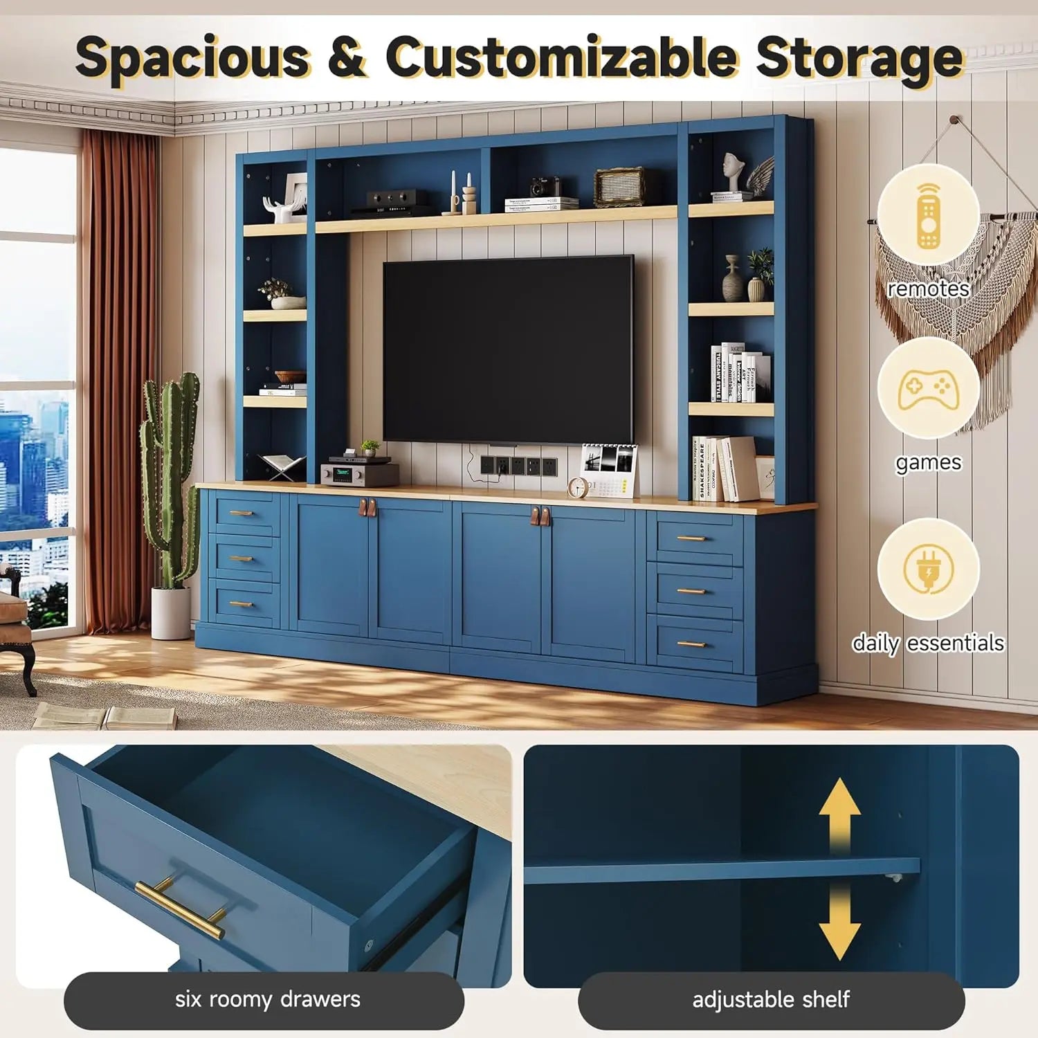 4-Piece Entertainment Center