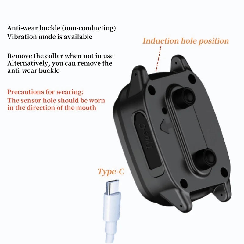 Waterproof Dog Bark Collar, Rechargeable