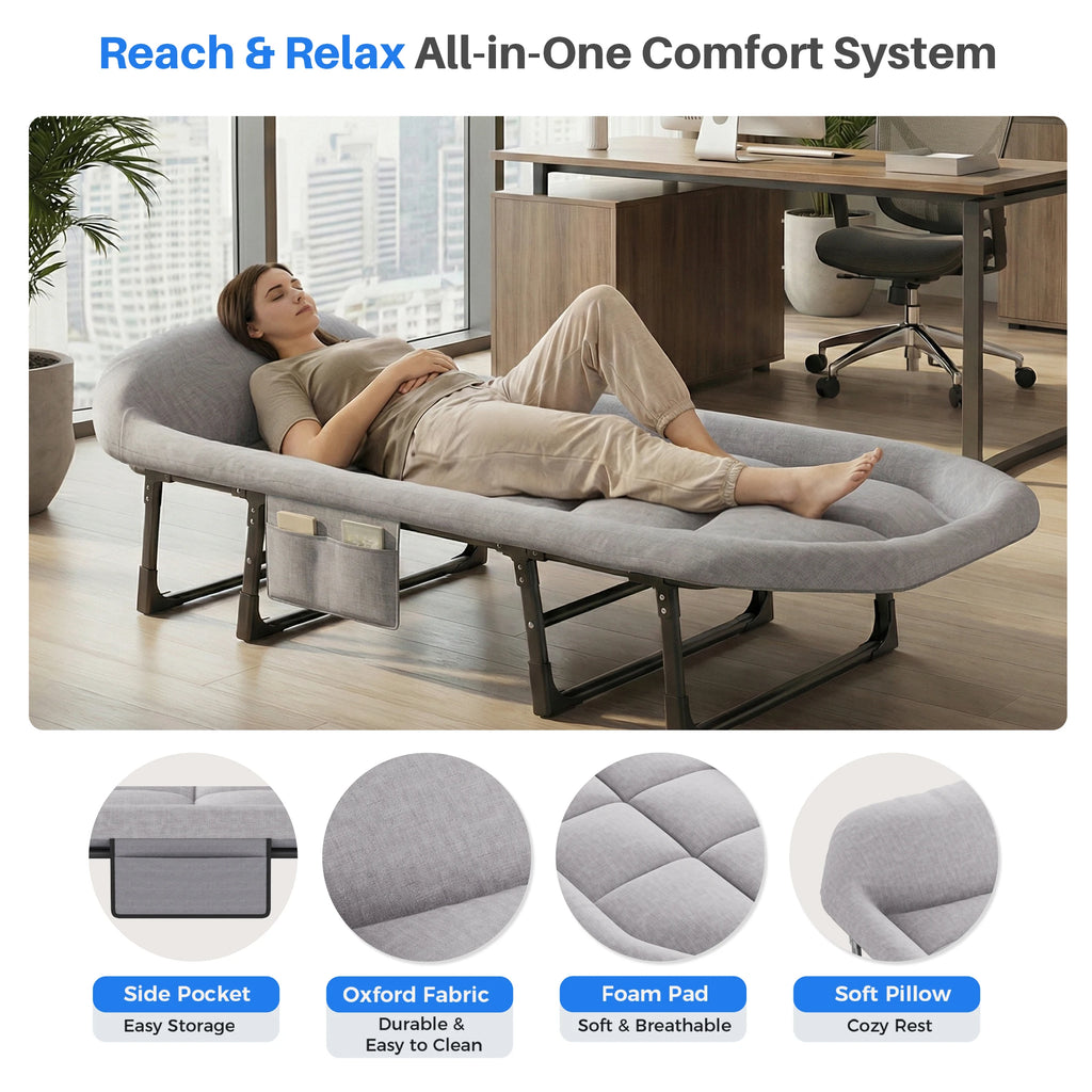Folding Adjustable Bed/Mattress with Carry Bag