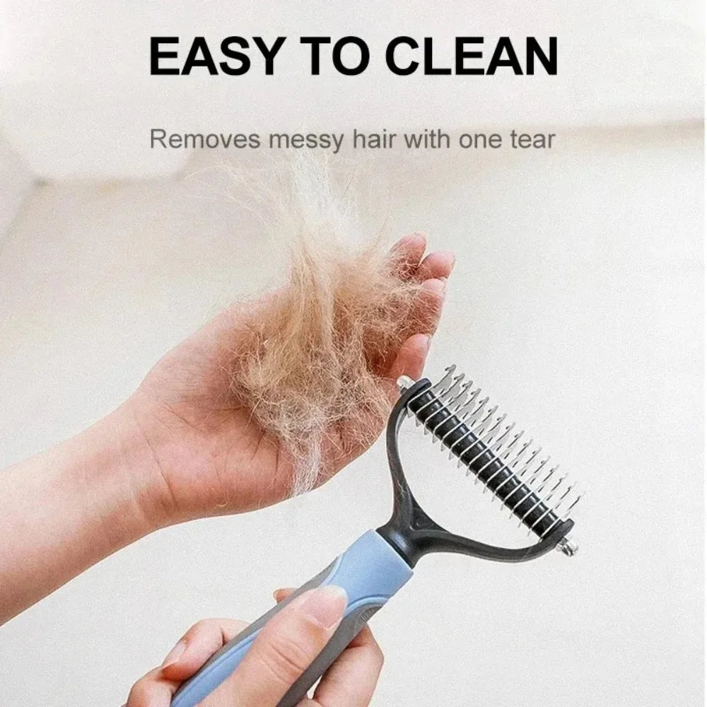 Stainless Steel Pet Grooming Brush Dog, Cat Hair