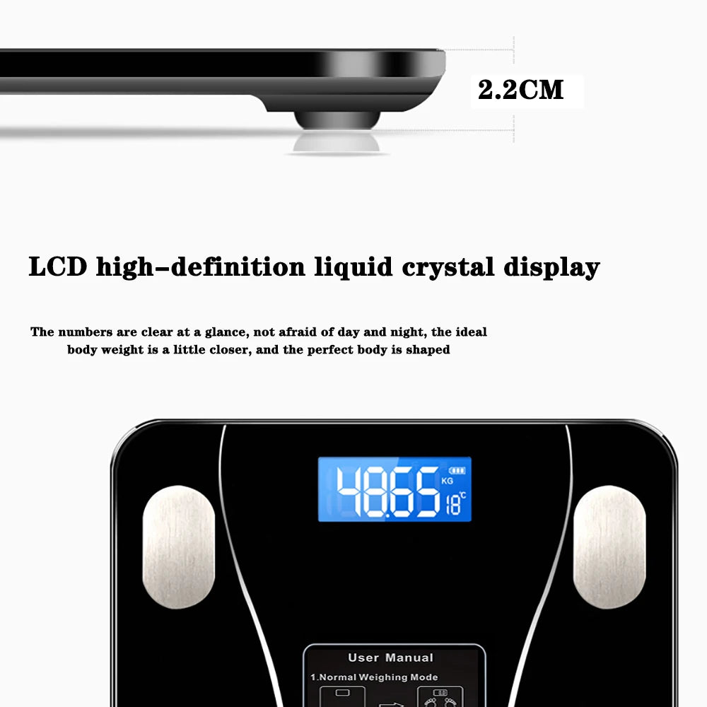 Wireless Digital Scale Body Composition Analyzer Bluetooth-compatible