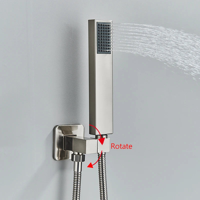 Brushed Nickel Shower Faucet 2/3 Way Shower