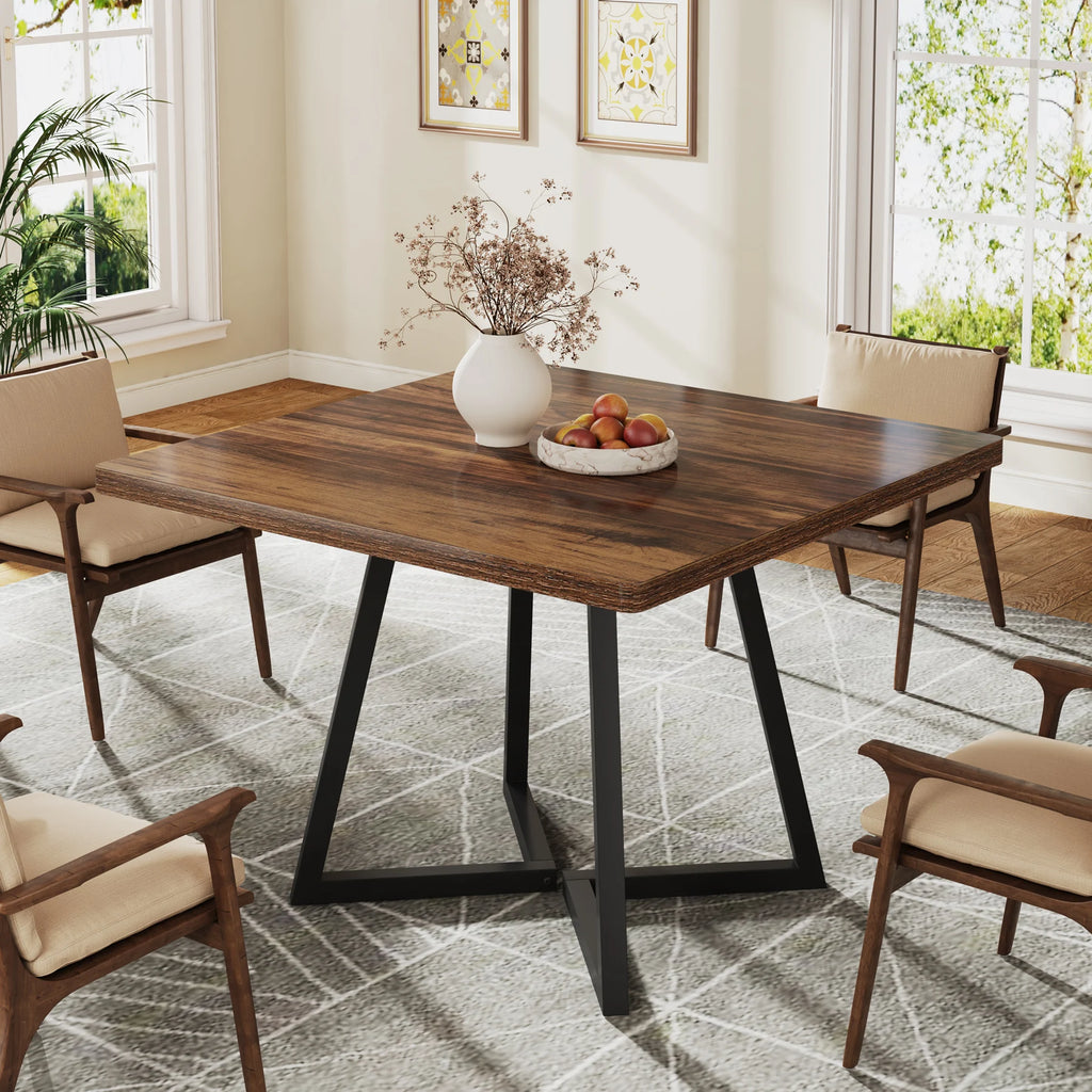 31.5" Table with Metal Base