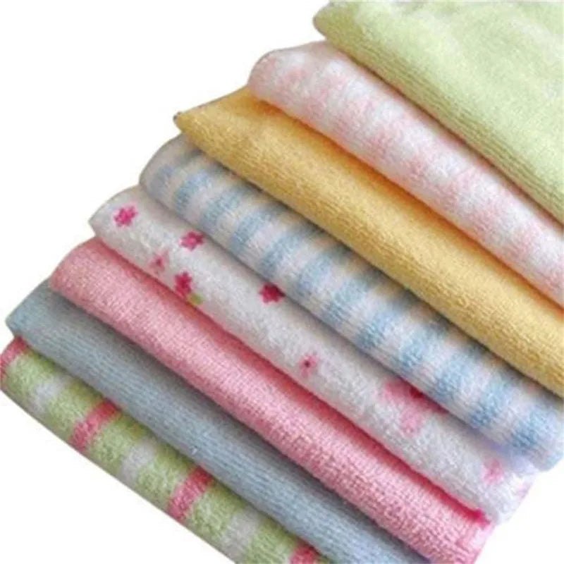 8pcs/Set Soft Cotton  Bath Towel Washcloth