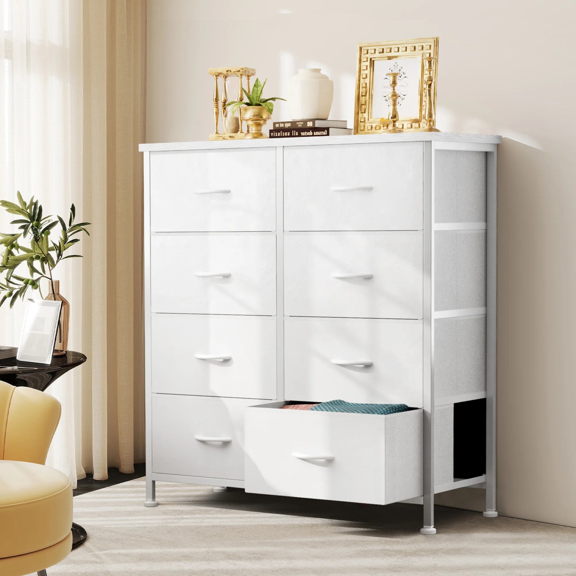 8 Fabric Drawers Dresser