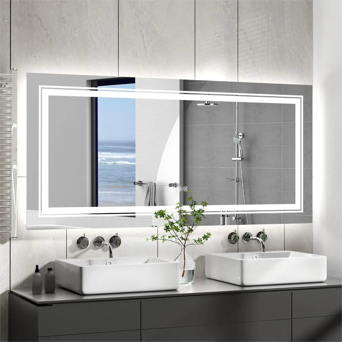 Illuminated LED Bathroom Mirror